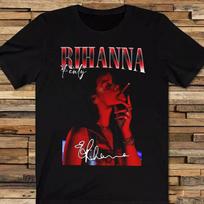 Nauja Populiari Rihanna Dainininkė Badgal Trumpomis Rankovėmis Unisex Pilno Dydžio S-5XL Unisex Marškinėliai XXL brown