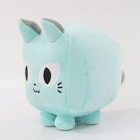 Pet Simulator X Cat Plushie Doll Big Games Plush Toy Stuffed Animal Bat Bee Axolotl Shark Horse Cute Soft Pillow Gift for Fans mėlyna