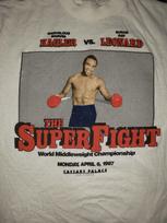 Sugar Ray Leonard Marvelous Marvin Hagler Fight T-Shirt All Size 8D407 Unisex T-Shirt L