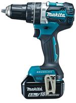 Makita HP484DRGX Cordless Impact 18V Drill, Blue, 6.0Ah mėlyna
