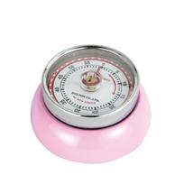 Zassenhaus Speed mechanical timer, medium. 7x3 cm, pink