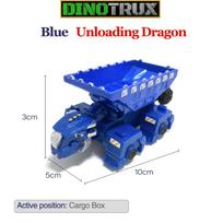Dinozauras Sunkvežimis Nuimamas Dinozauro Žaislas Vaikų Dovanos Žaislas Dinozaurų Modeliai Mašina Dinotrux Mini Modeliai Naujas 1:64 Plastikas blue