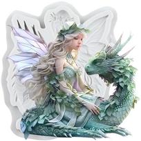 Dragon Silicone Mold Angel Fondant Molds Cake Decorating Tools Theme Cake Dessert Decorated Chocolate Candy Mold pilka spalva