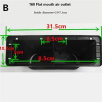 Range Hood Parts Kitchen Hood Exhaust Flue Pipe Anti-Odor Valve Toilet Check Valve Back Pressure Valve Non Return Flap Valve