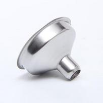 Stainless Steel Funnel, 30ml Shot Glass, & 70ml Rolled Rim Wine Glass Set Small Funnel