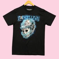 NFL Detroit Lions x Eminem 313 All Grit Slim Shady Helmet Hip-Hop Tee M 2XL gray