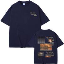 Best Famous Rapper Kanye West The Life of Pablo Graphic Tshirt Men Hip Hop Fashion Vintage T-shirts Male Loose Oversized T Sh... 5XL įvairiaspalvis
