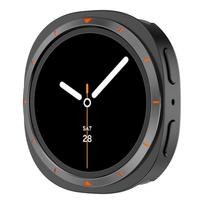 Metal Case for Samsung Galaxy watch 8 44mm 40mm Stainless Steel Protective Cover Rugged Bumper Shell Galaxy Watch 8 Protector Galaxy watch 8 40mm black