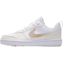 Nike Court Borough Abrasion Resistant Low top Skateboard Shoes White Beige Gold Unisex IR5462-100 39 white