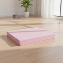 Sutvirtintas treniruočių kilimėlis, storas TPE, lengvai valomas putplasčio kilimėlis sporto entuziastams, Pink 40CM gray