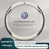Odinė Anglies Pluošto Automobilio Vairo Dangtelis Automobilio Aksesuarai Volkswagen Scirocco POLO Tiguan Passat B5 B6 B7 Golf EOS Jetta MK6 black