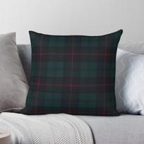 Armstrong Scottish Tartan Square Pillowcase Polyester Linen Velvet Creative Zip Decorative Bed Cushion Cover 18 30X30CM