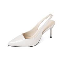 Women's sexy pointed high-heeled sandals autumn new one-pedal lazy shoes temperament high heels 35 balta