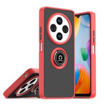 Xiaomi Poco C75 4G dėklas Šarvuotas Automobilinis Magnetinis Žiedas Matinis Galinis Dangtelis PocoC75 Pocco Poko Little C 75 Smūgiams Atsparus Stovas Funda Poco C75 gray