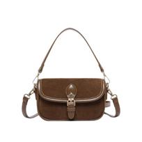 Autumn new women's high-value retro shoulder bag temperament small square bag simple commuter messenger bag women