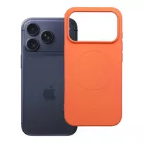 OEM Silicone Mag phone case with MagSafe support for iPhone 17 Pro | iPhone 18 Pro orange