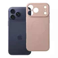 OEM Silicone Mag phone case with MagSafe support for iPhone 17 Pro Max | iPhone 18 Pro Max pink