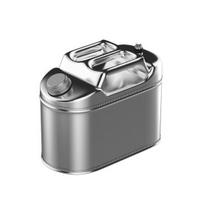 5L/10L metalinis kuro bakas iš nerūdijančio plieno su rankena, sandarus kuro bakas sunkvežimiams, automobiliams, motociklų įrangai 5L gray