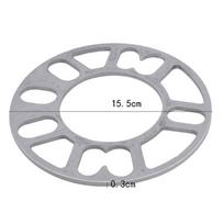 2pcs Universal Car Wheel Tire Spacer Adaptor Shims Plate 3mm 5mm 6mm 8mm 10mm For 4x100 4x114.3 5x100 5x108 5x114.3 5x120 gray