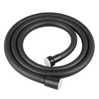 1.5/2/3M Juoda PVC Lanksti Dušo Žarna Ilga Vonios Dušo Vandens Žarna Pratęsimas Santechnikos Vamzdis Traukiamasis Vamzdis Vonios Priedai 150cm juoda