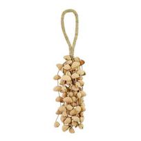 Yousheng Cacho Seeds Rattle Bracelet Anklet African Shaker Nut Shell Bracelet Natural Percussion Musical Instruments Accessories A beige