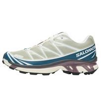 Salomon Xt-6 Recut Outdoor Trend Fabric Low-Top Mud Contagrip® Running Shoes Unisex sneakers Mineral-Gray Duck-Blue White L49257900 36