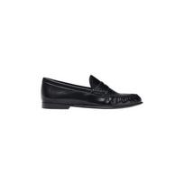 Minkštos odos retro įsispiriami mokasinai moterims - 2026 m. pavasario naujiena, smailus priekis, žemas kirpimas, britiško JK stiliaus batai Size 35 juoda