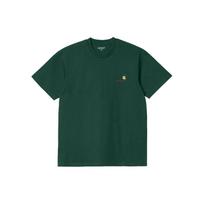 Carhartt WIP S/S American Script T-Shirt Men T-Shirts Green I029956-827-XX XS