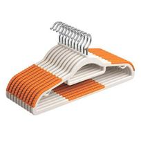 1/5/10 vnt. Drabužių pakaba Neslystanti Besisukanti Lygi Apsauganti nuo įbrėžimų Nedeformuojasi Dvigubo naudojimo šlapiam ir sausam 10PCS oranžinė