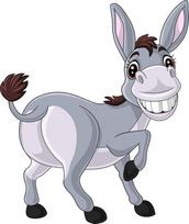Donkey Iron-on Transfer DTF Print Motif for T-Shirt Hoodie Bag Will open in new window or tab XL gray