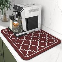 Coffee Machine Mat Diatomite Absorbent Pad Minimalist Design Absorbent Quick Dry Non-Slip Coaster for Kitchen Counter 30*40cm