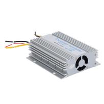 DC24V to DC12V Car Power Converter 30A 360W IP68 Waterproof Safe Buck Transformer for Golf Cart Car Truck gray