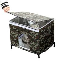 Outdoor Cat House Insulated Waterproof Nest Cat House For Outside With Raised Base And Transparent Window For Dog Kitten Chicken