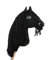 Hobby Horse Large Premium Stick Horse - Friesian Horse A3
