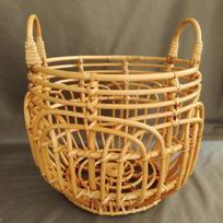 1 Piece Rattan Crib Basket Retro Baby Photography Props Professional Studio Furniture Tool Essential for Baby Photo Shooting Use