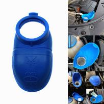 Skoda Glass Washer Fluid Lid for Kodiaq, Karoq, Octavia, Superb, Kamiq Wiper Water Spray Bottle NONE blue