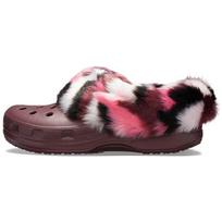 Crocs Classic Clog Casual Cotton Sandals Women Sandals Burgundy 205841-6RF 36-37