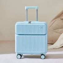 New 18  Kids' Front-Opening Carry-On Suitcase - Lightweight Travel Trolley for Boys & Girls (Also in 20 ) 18 inch [Carry-On, Multi-Function Front Opening]