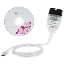 OBD2 diagnostikos skaitytuvo kabelis FTDI FT232RL lustas su jungikliu automobilio profesionaliam USB sąsajos diagnostikos kabeliui skaidri