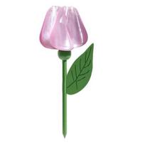 Tulpės Vėjo Suktukas Sodo Dekoras Vėjo Malūnas Gėlė Lauko Vėjo Suktukas Tulpė Su Smaigu Kieme Sodo Gėlynai Langinės Dėžutės rožinė