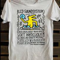 LCD Soundsystem grupės Medvilninis BALTAS Marškinėlis Unisex Koncertui Visų Dydžių TR608 Unisex Marškinėlis M gray