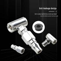 Car Tire Air Pump Nozzle & Extension Tube Double Head Tire Nozzle