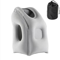 Head Support Inflatable Travel Pillow Air Cushion Chin Support Pillow  Airplane Car pilka