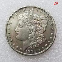 1878-1887 JAV Morgan Sidabrinis Doleris $1 Proginės Monetos Kopija Grynasis Varis Seno Amato Kolekcijos Linksmų Kalėdų Dovana 2#