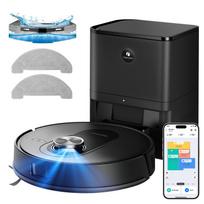 Proscenic Q8 MAX+ Robotas siurbėjas 8000Pa, Automatinė ištuštinimo stotelė, Siurblys-šluostytuvas 2-in-1 juoda