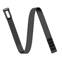 Bicepsų dirželiai Google Fitbit Air dirželiams Nailoniniai minkšti reguliuojami Velcro dirželis ant rankos Sportinis keičiamas kvėpuojantis dirželis Treniruotėms  Fitbit Air &Long 500mm juoda
