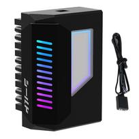 Mainboard Motherboard Power Supply Cable Modular with Infinity Mirror ARGB Light ATX 24-pin 180 Degree Power Connector Adapter juoda