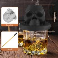 Kokteilių rūkymo rinkinys Keramika Viskio rūkymo rinkinys Viskio rūkymo infuzorius Rinkinys viskiui, vynui, gėrimams, burbonui, Old Fashioned rūkiklis
