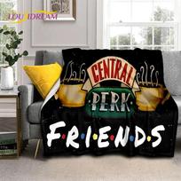 29 Style new Classic Central Perk Friends TV Show Blanket,Soft Throw Blanket for Home Bedroom Bed Sofa Travel Cover Child Gift 75x90cm gray