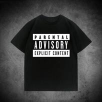 Rock Rap RAP Dirty Label Parental Advisory Tshirt for Both Unisexs Clothing and Women Made of Pure Cotton 2026 Summer T Shirt S black